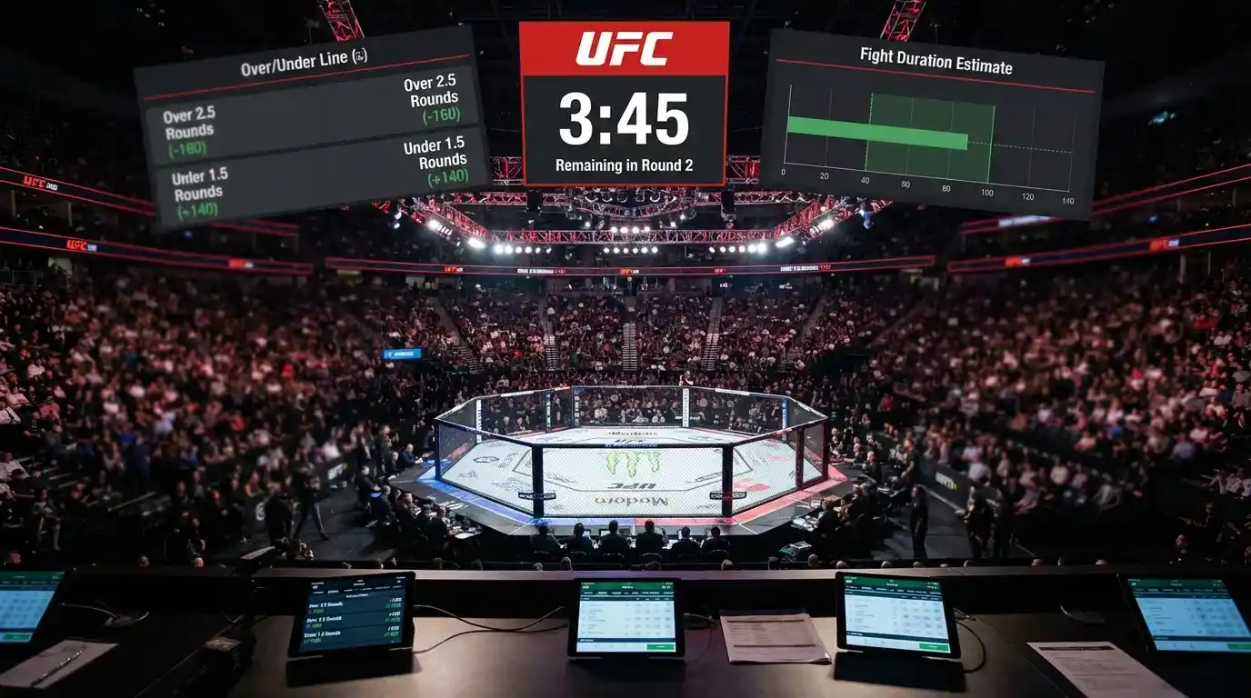 Análise de linhas over under de rounds no UFC com estatísticas de duração de lutas